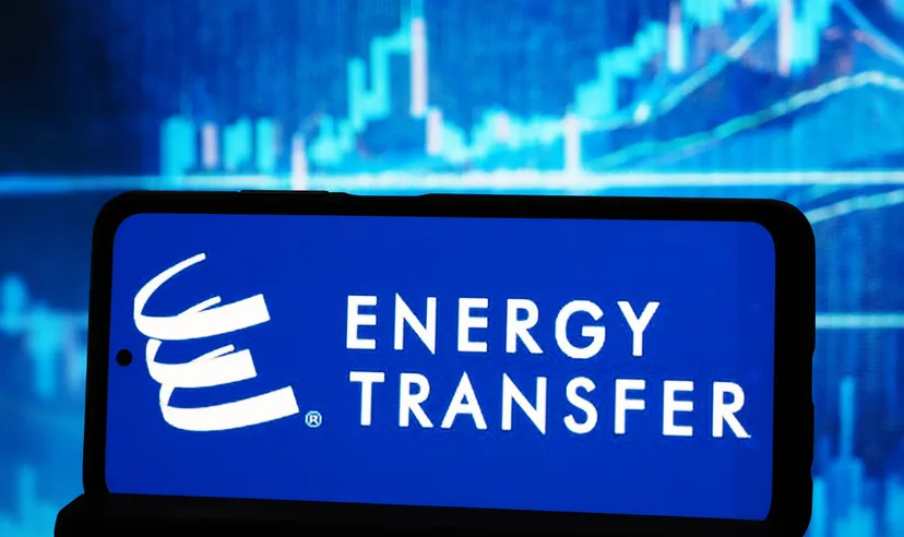 Energy Transfer logo displayed on a smartphone screen