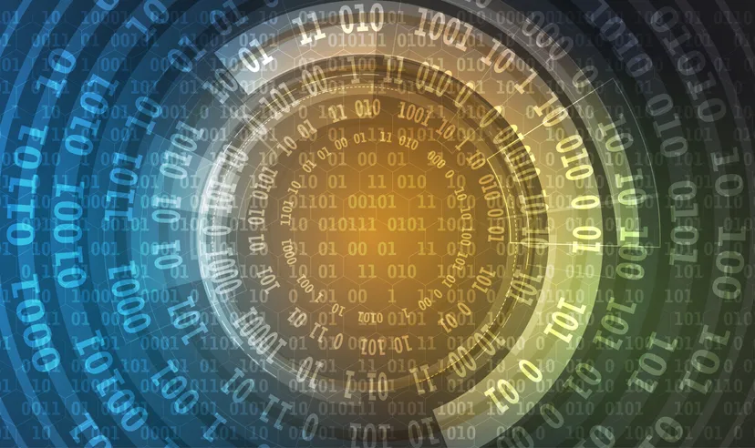 Technology security concept. Modern safety web digital background. Protection system