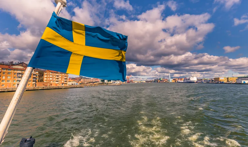 Die schwedische Flagge