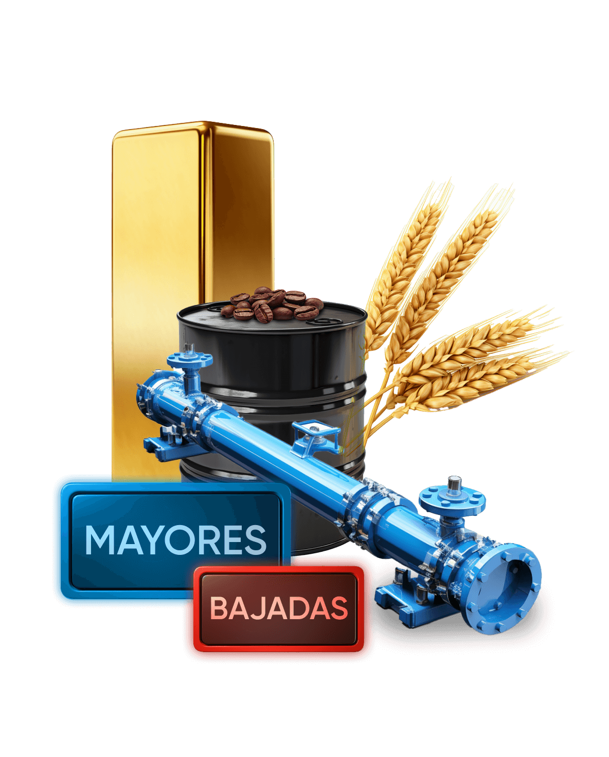Materias primas bajistas