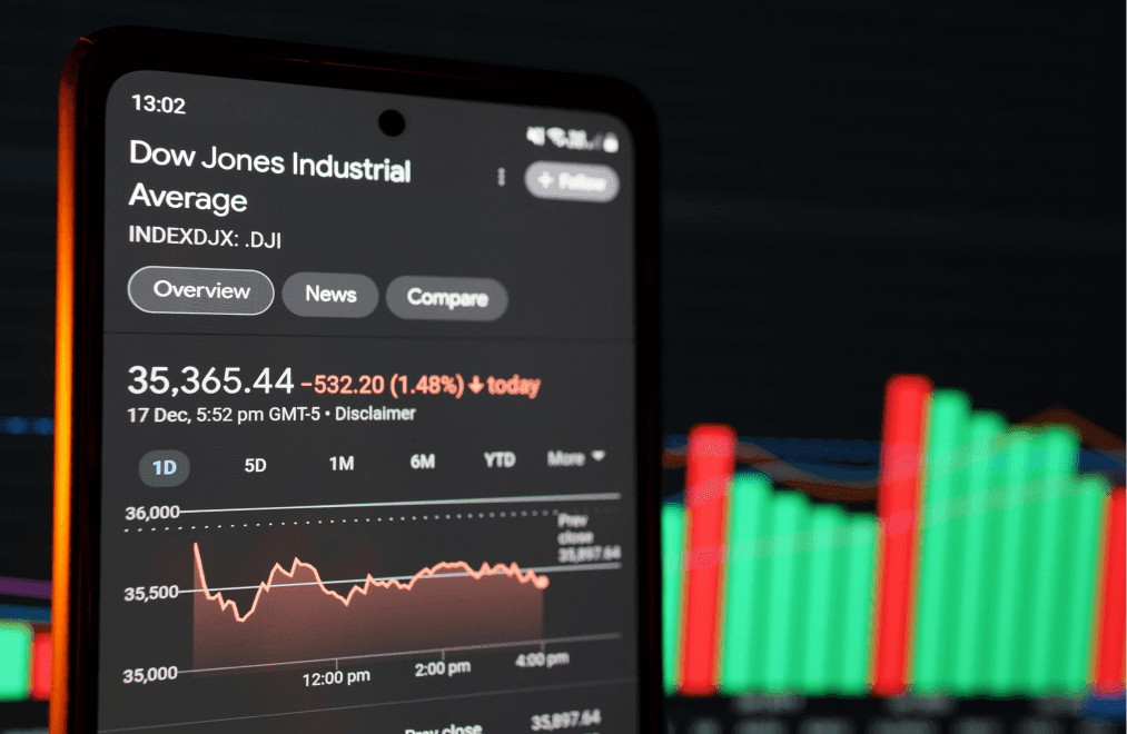 Dow jones index icon