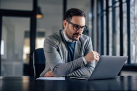 Man on laptop