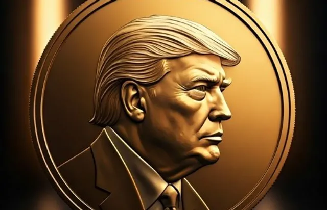 Trump coin icon
