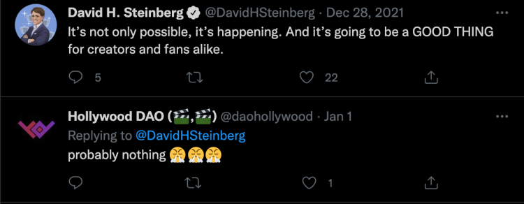 HollywoodDAO on Twitter HollywoodDAO on Twitter