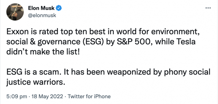 elon musks tweet