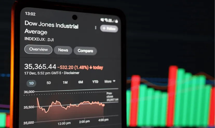 Dow jones index icon