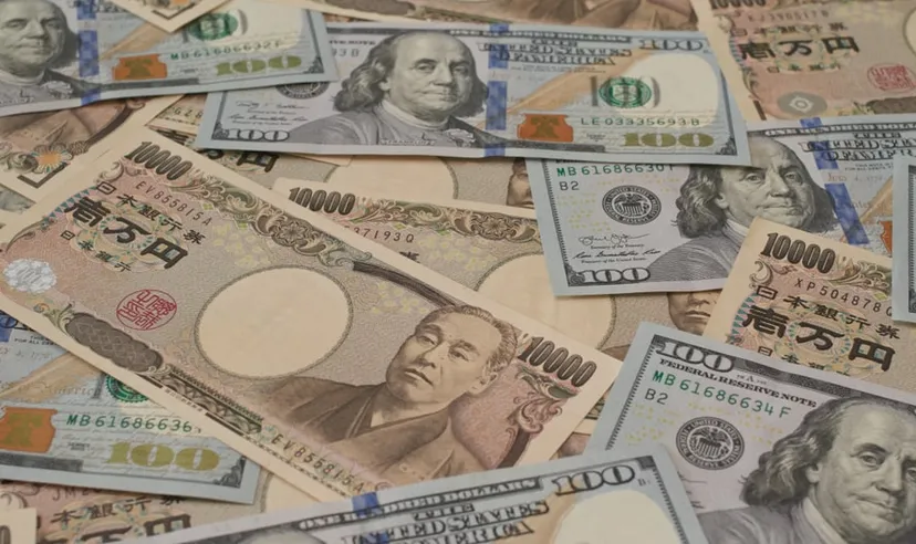 US Dollar and Japanese Yen Forex Pair