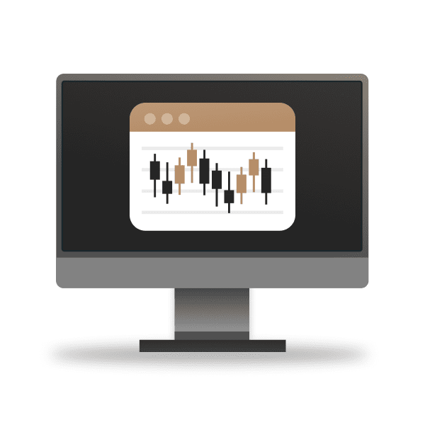 graph on the screen