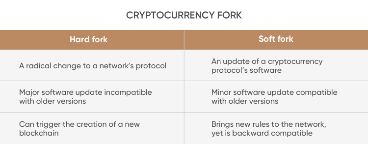 fork cryptocurrency meaning