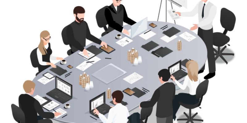 Boardroom meeting